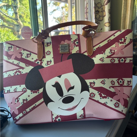 Dooney & Bourke Handbags - Disney UK Dooney & Bourke Pink and Brown Minnie Mouse Tote
